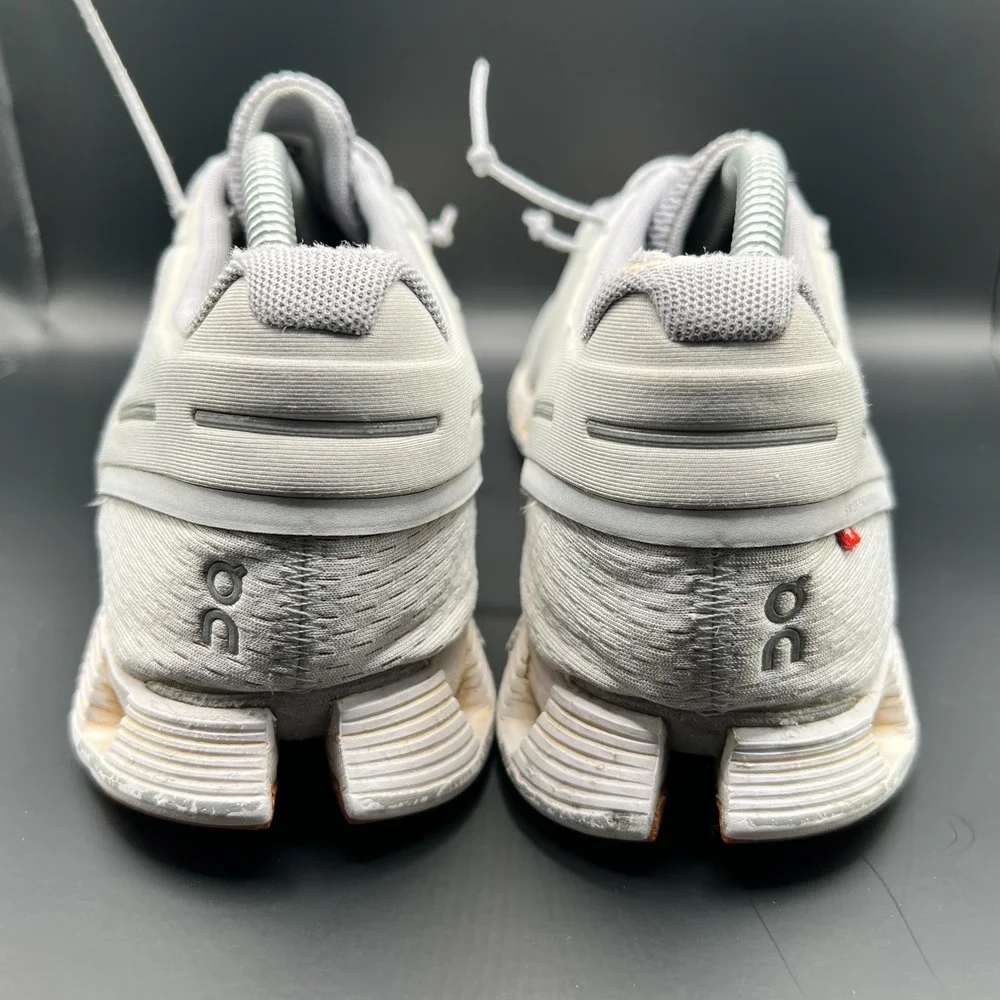 On Cloud 19-99194 Womens 11 Running Shoes Glacier White‎ Mesh Athletic Sneaker